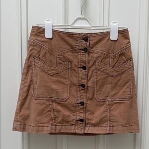 Free People Corduroy Skirt